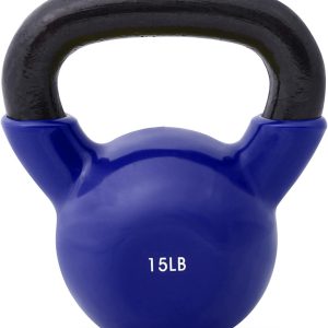 JFIT Kettlebell Weights Vinyl Coated Iron